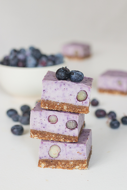 raw vegan blueberry cheesecake