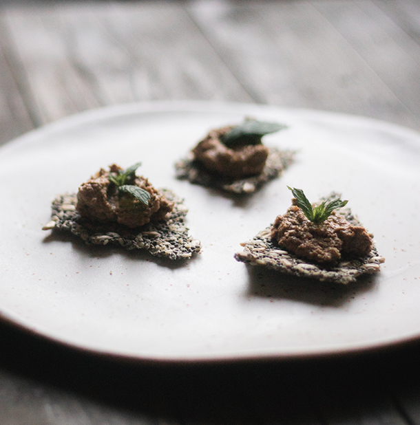 Chia Seed Crackers with Sesame and Sunflower Seeds