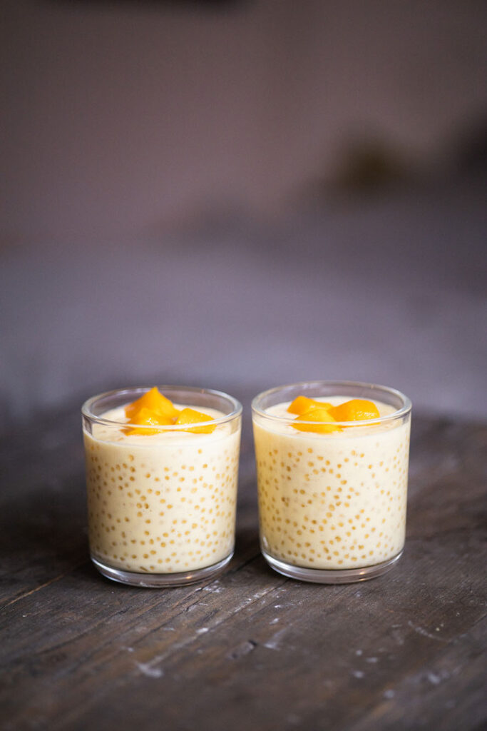 mango tapioca pudding