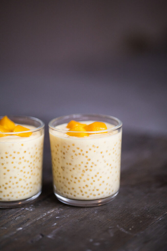 mango tapioca pudding