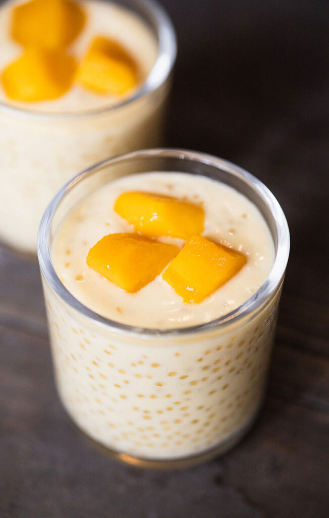 mango tapioca pudding