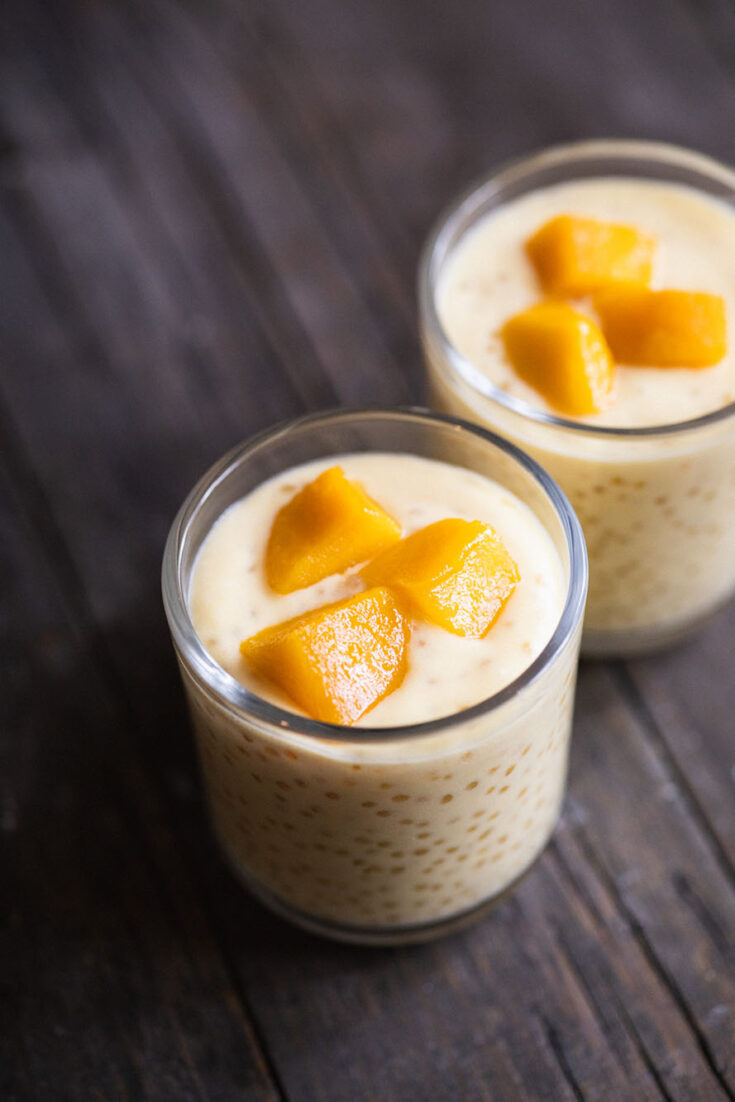 Mango Tapioca Pudding