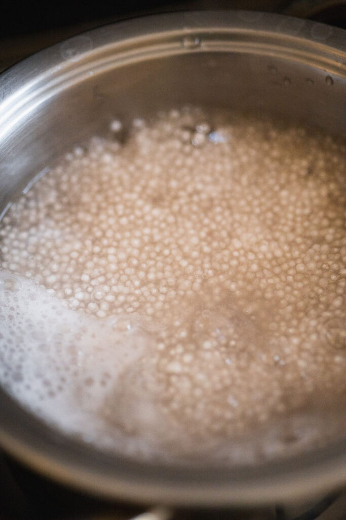 cooking tapioca pearls