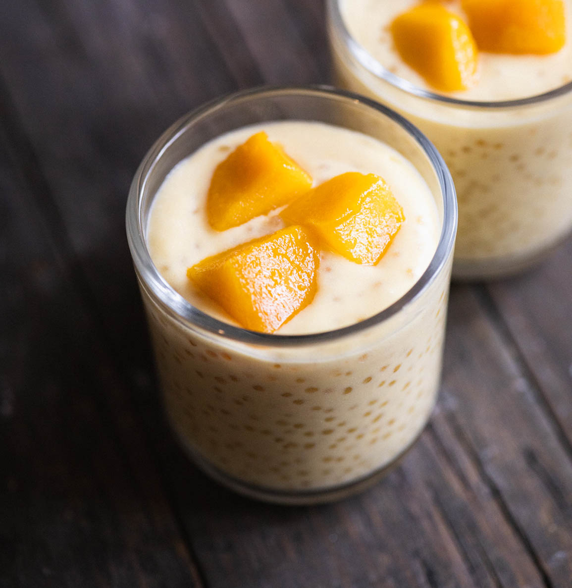 Mango Tapioca Pudding