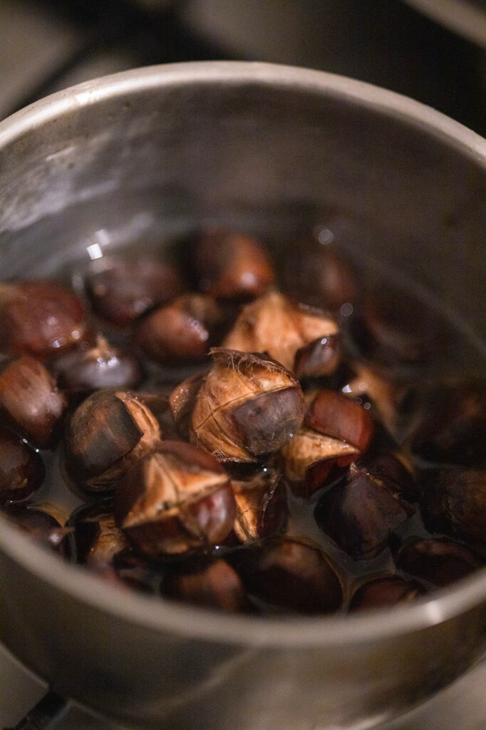 boiled chestnuts